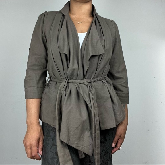 Stylish 🤎 Blue Bird Short Blazer Jacket - Picture 4 of 6